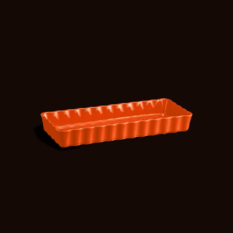 EMILE HENRY - Plat à tarte moule rectangulaire EMILE HENRY - 4 coloris 2 tailles