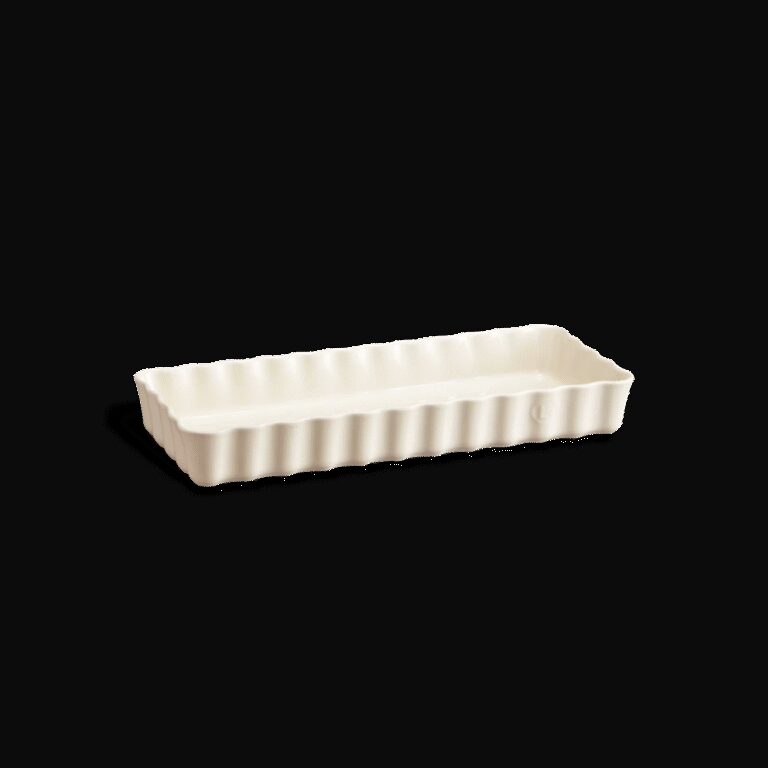 EMILE HENRY - Plat à tarte moule rectangulaire EMILE HENRY - 4 coloris 2 tailles