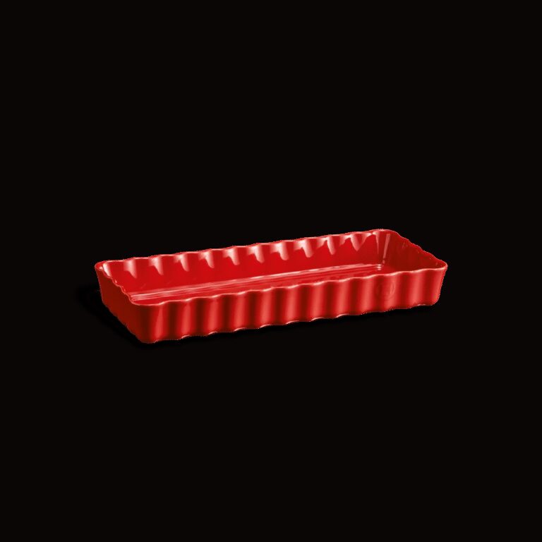 EMILE HENRY - Plat à tarte moule rectangulaire EMILE HENRY - 4 coloris 2 tailles