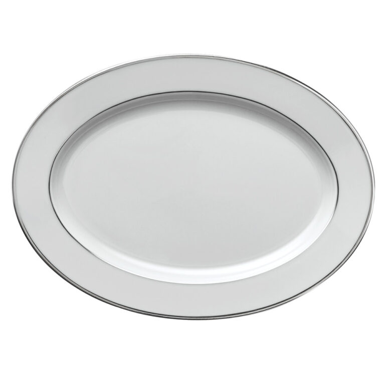 Degrenne - Plat Eclipse Galon platine or Degrenne - 2 coloris