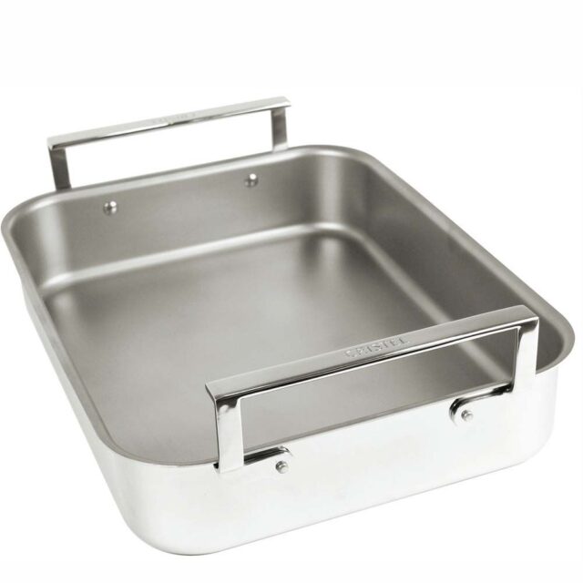 CRISTEL - Plat à four inox Roaster Cristel - 2 tailles 35 ou 40cm
