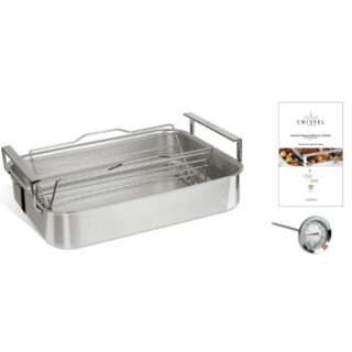 CRISTEL - Plat à four inox Roaster Cristel – 2 tailles 35 ou 40cm