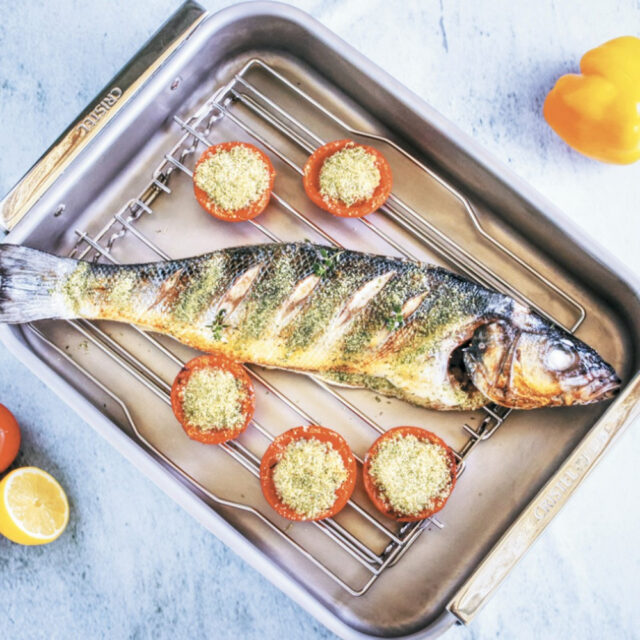 CRISTEL - Plat à four inox Roaster Cristel - 2 tailles 35 ou 40cm