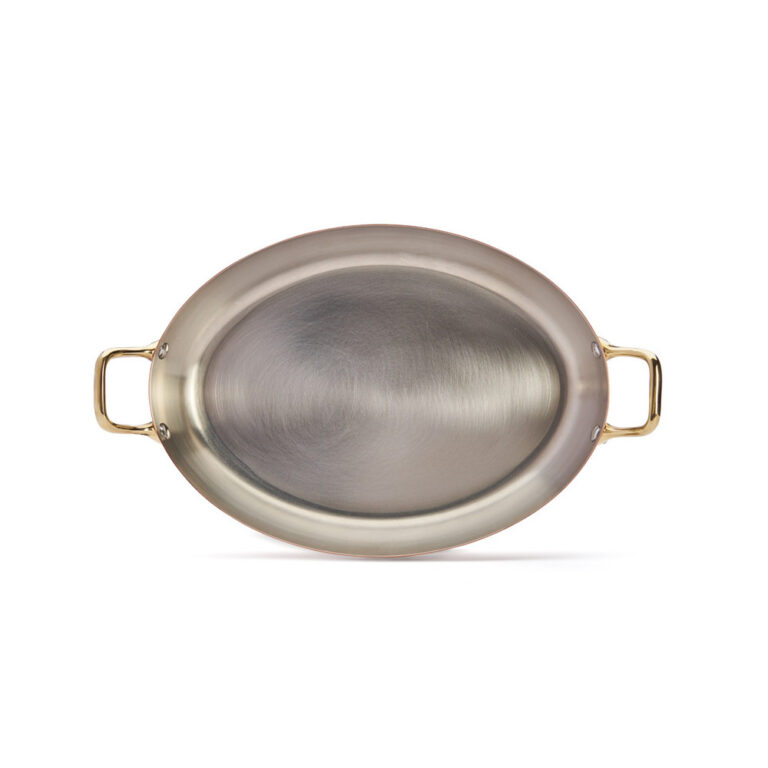 DE BUYER - Plat à four ovale Inocuivre De Buyer cuivre-inox laiton - 2 tailles