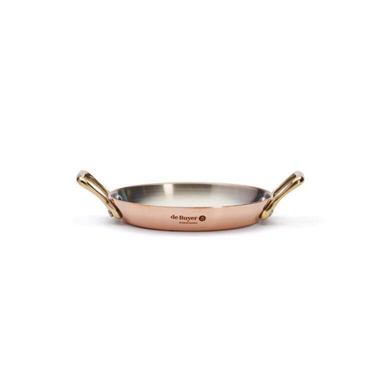 DE BUYER - Plat à four rond Inocuivre De Buyer cuivre-inox laiton - 4 tailles