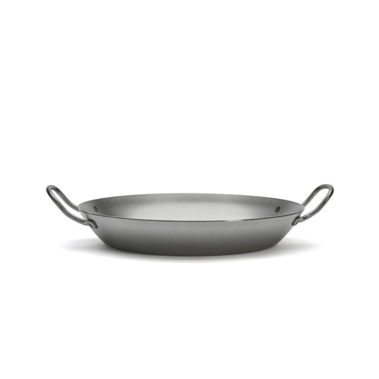 DE BUYER - Poêle 2 anses DE BUYER Carbone Plus ronde en tôle d'acier - 6 tailles
