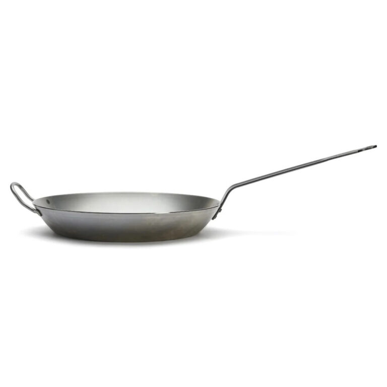 DE BUYER - Poêle à frire avec anse DE BUYER Carbone Plus ronde en tôle d'acier - 3 tailles