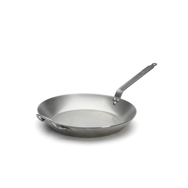 DE BUYER - Poêle à frire avec anse DE BUYER Carbone Plus ronde en tôle d'acier - 3 tailles