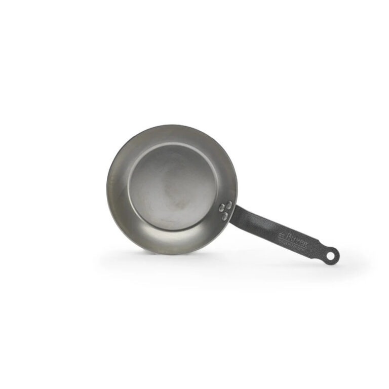 DE BUYER - Poêle à frire DE BUYER Carbone Plus ronde en tôle d'acier - 7 tailles