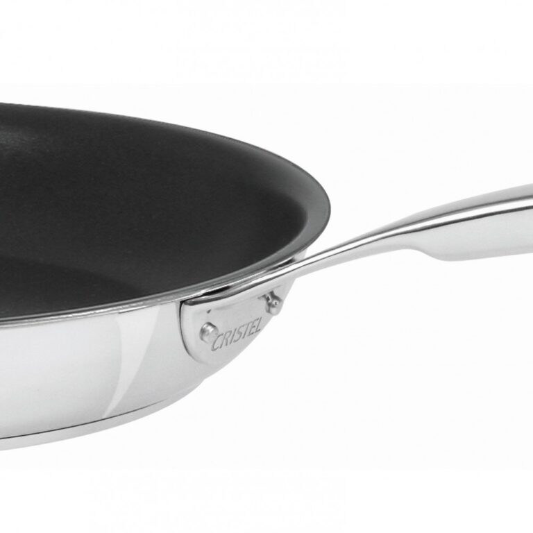 CRISTEL - Poêle anti-adhérente CRISTEL Castel Pro inox - 5 tailles