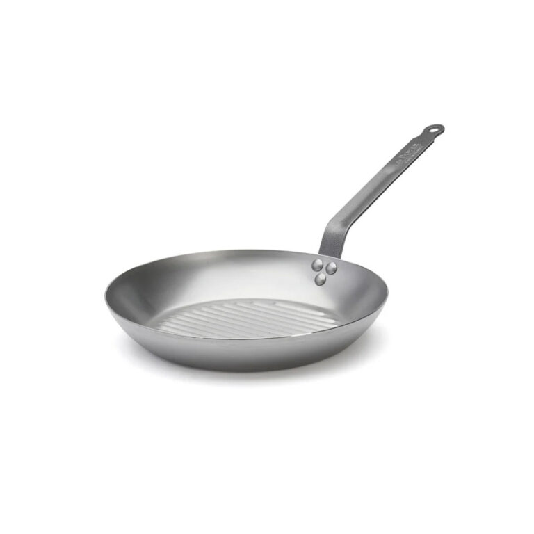 DE BUYER - Poêle grill DE BUYER Carbone Plus ronde en tôle d'acier - 2 tailles