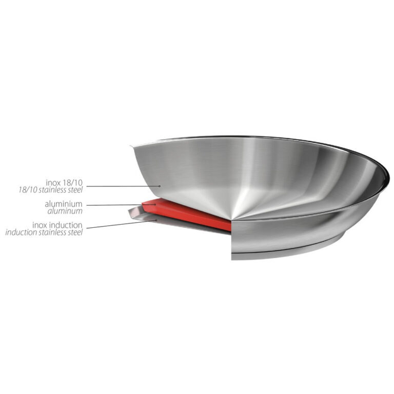 CRISTEL - Poêle haute inox CRISTEL Strate - 2 tailles