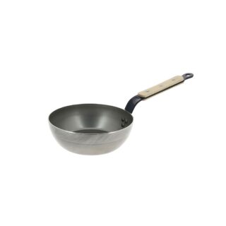 de Buyer - Poêle sauteuse paysanne De Buyer Mineral B bois 24cm
