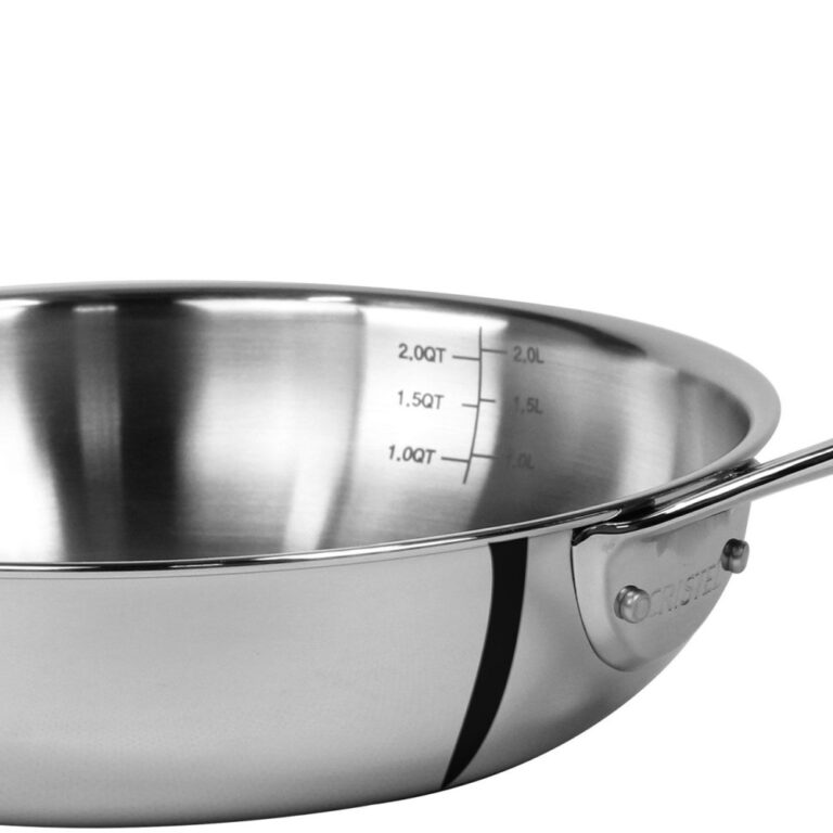 CRISTEL - Poêle Sautoir CRISTEL Castel Pro inox - 6 tailles