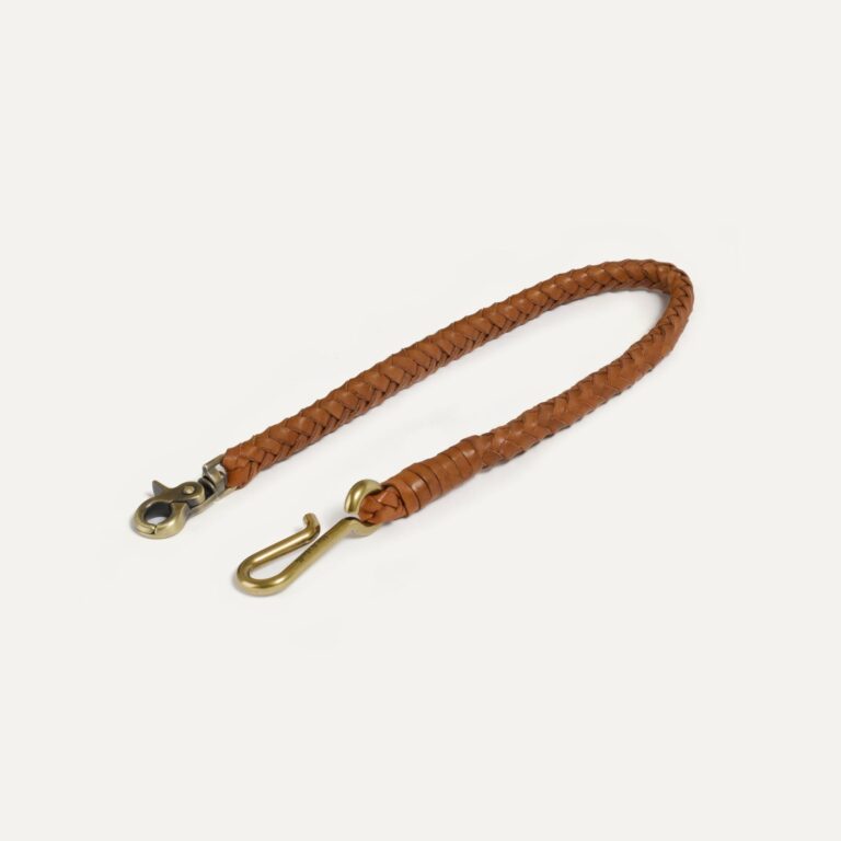 Bleu De Chauffe - Porte clé tressé Hook L - Miel