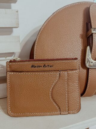 Maison Rottier - Porte-Monnaie Cuir Camel – Giulia