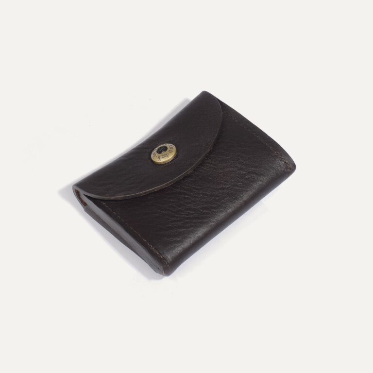 Bleu De Chauffe - Porte monnaie du cordonnier Talbin - Marron Brun