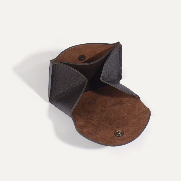 Bleu De Chauffe - Porte monnaie du cordonnier Talbin - Marron Brun