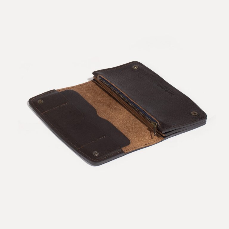 Bleu De Chauffe - Portefeuille Maltese - Marron Brun