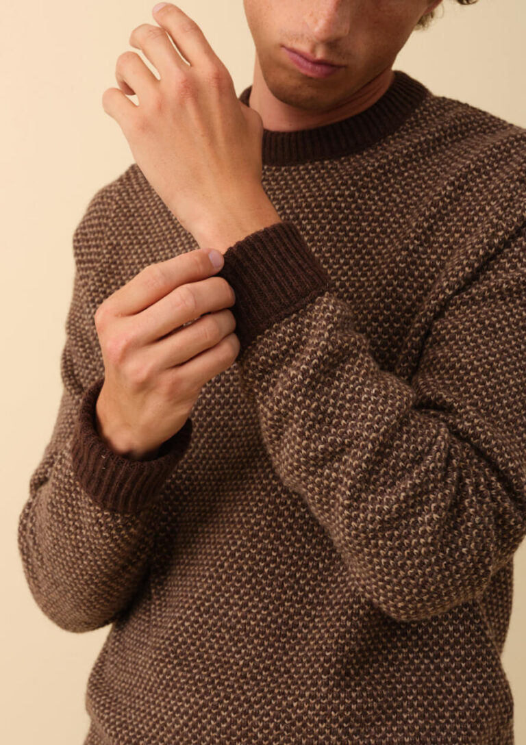 Montlimart - PULL ALENTOUR MARRON/BEIGE