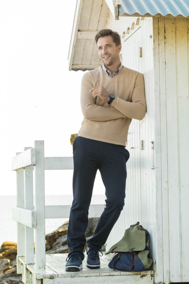 Monsieur Solfin - Pull chevrons · Fernand