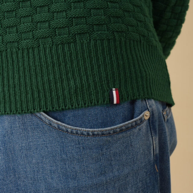 Montlimart - PULL DAMIER VERT