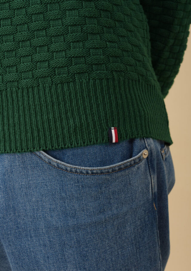 Montlimart - PULL DAMIER VERT