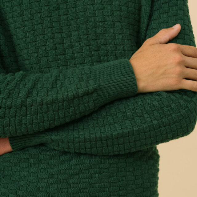 Montlimart - PULL DAMIER VERT