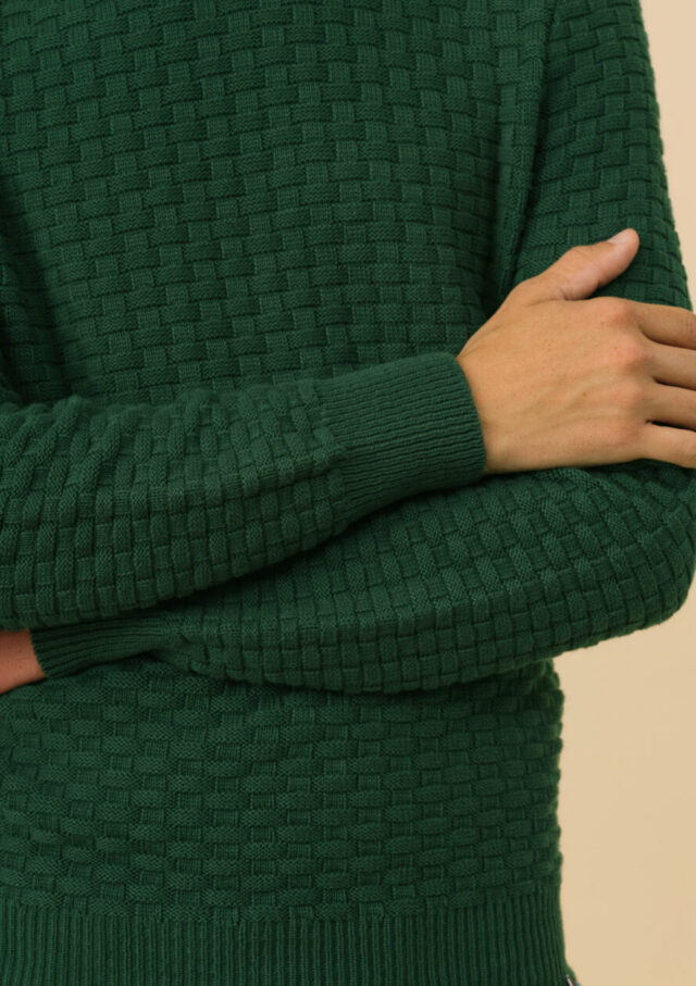 Montlimart - PULL DAMIER VERT