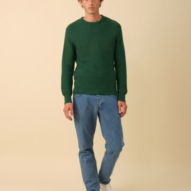 Montlimart - PULL DAMIER VERT