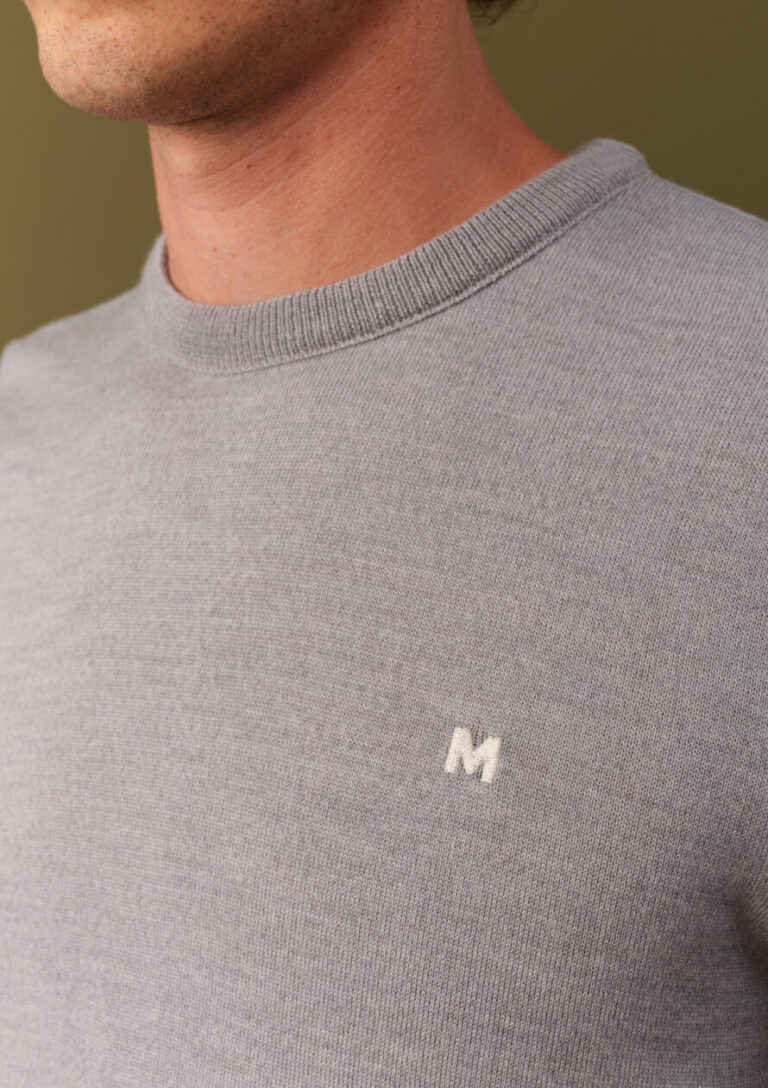 Montlimart - PULL EVOLUTION GRIS CLAIR