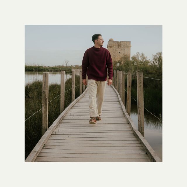 Bleu De Chauffe - Pull Marin Cancale - Bordeaux