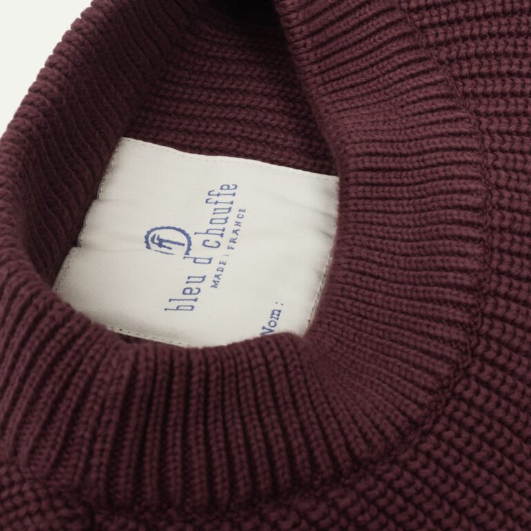 Bleu De Chauffe - Pull Marin Cancale - Bordeaux