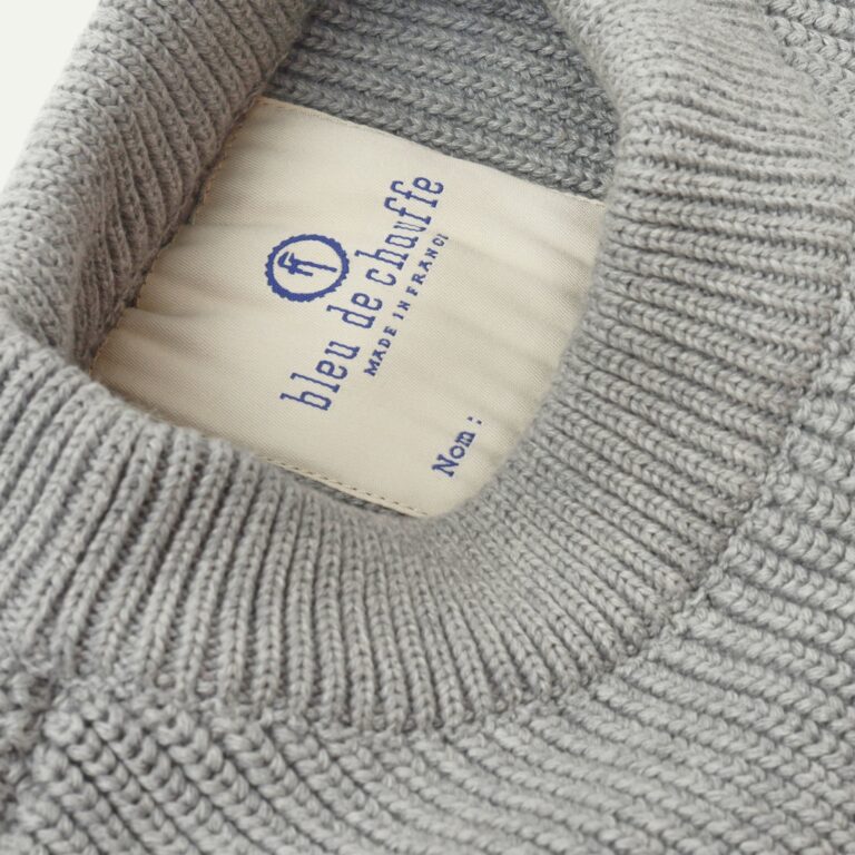 Bleu De Chauffe - Pull Marin Cancale - Gris chiné