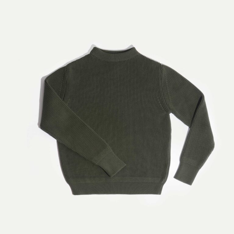 Bleu De Chauffe - Pull Marin Cancale - Vert Kaki