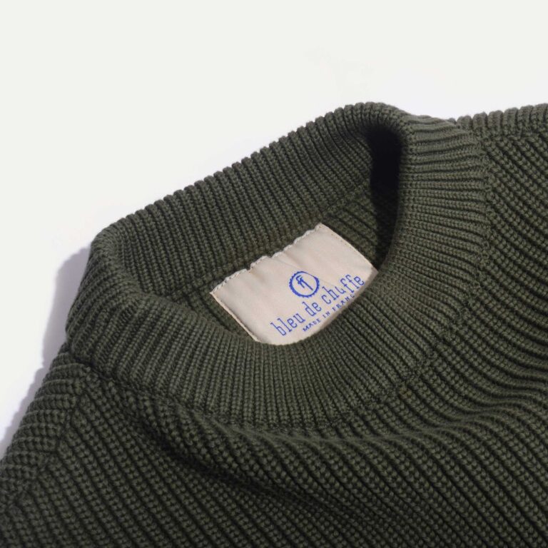 Bleu De Chauffe - Pull Marin Cancale - Vert Kaki