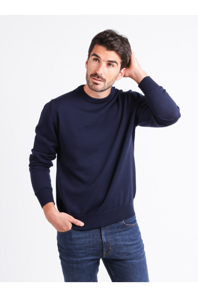 Monsieur Solfin - Pull laine mérinos · Maurice