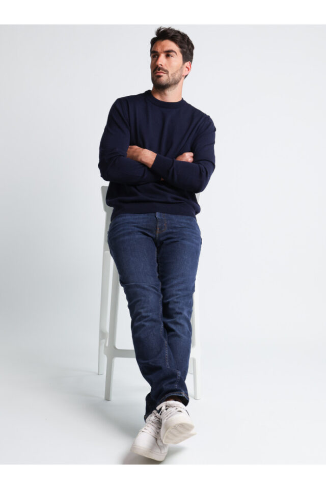 Monsieur Solfin - Pull laine mérinos · Maurice