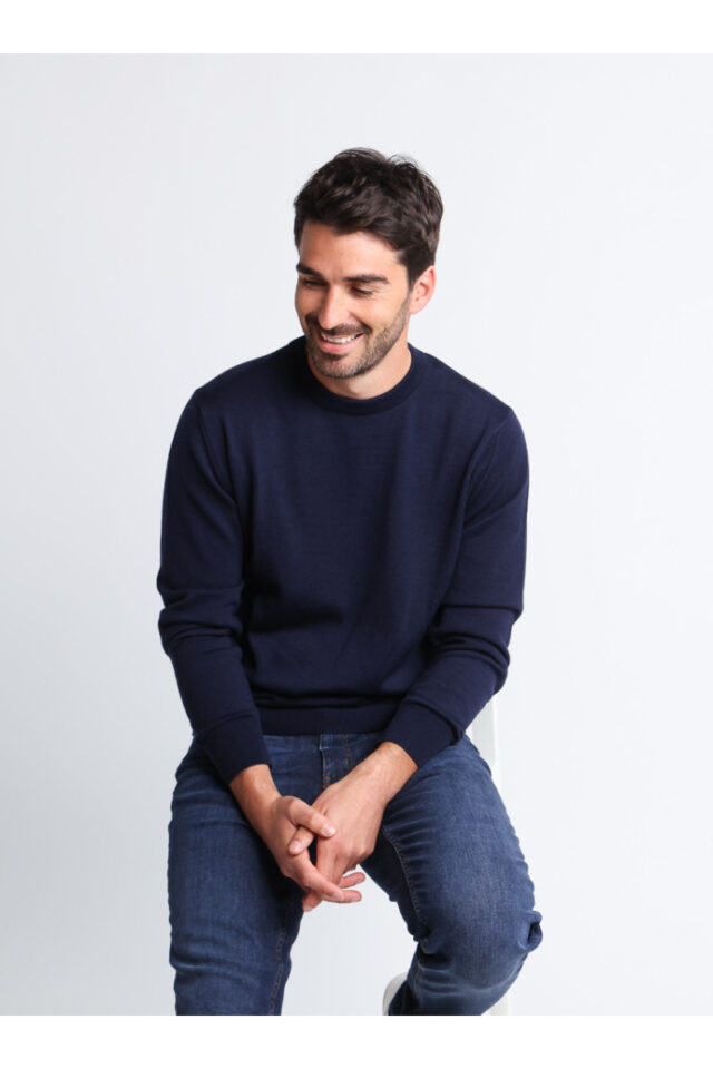 Monsieur Solfin - Pull laine mérinos · Maurice