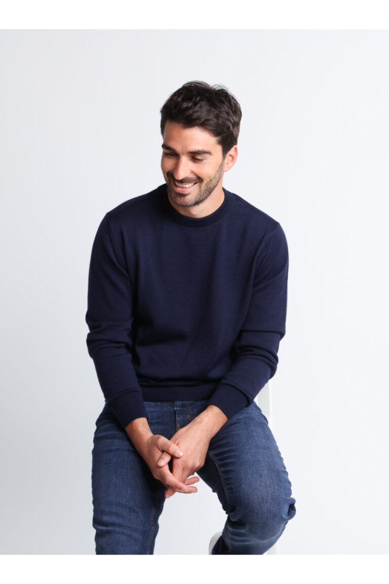 Monsieur Solfin - Pull laine mérinos · Maurice