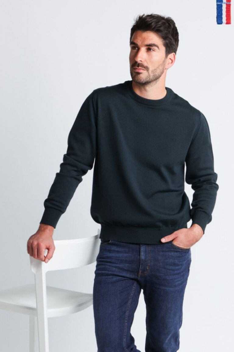 Monsieur Solfin - Pull laine mérinos · Maurice