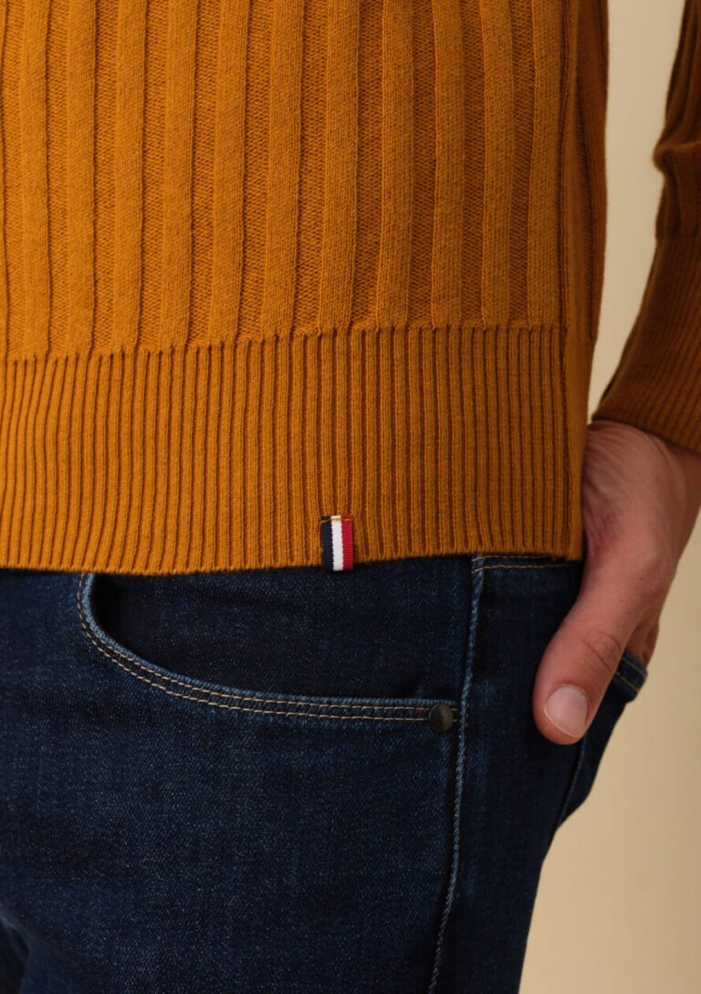 Montlimart - PULL SEIGLE OCRE