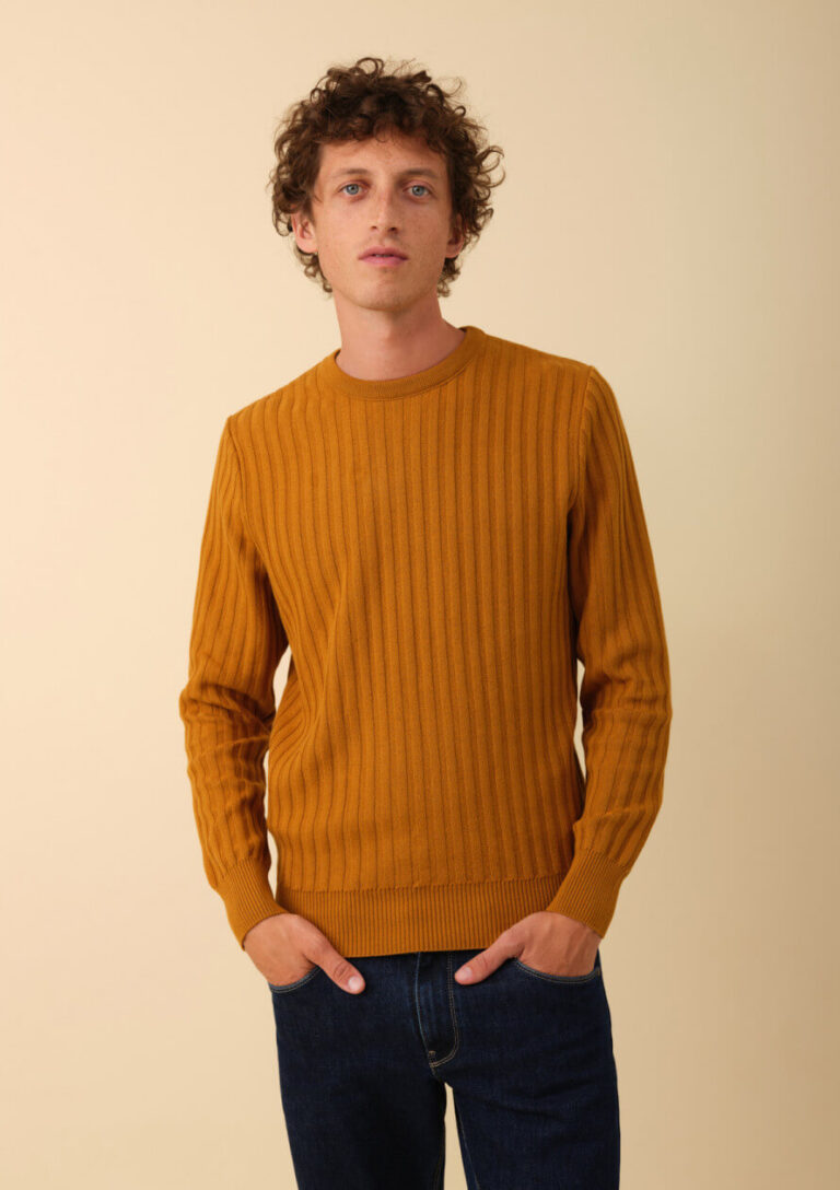 Montlimart - PULL SEIGLE OCRE