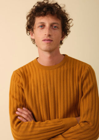 Pull Seigle Ocre par la marque Montlimart Montlimart - Pull Seigle Ocre