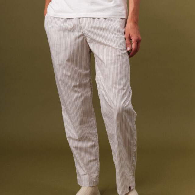 Montlimart - PYJAMA REVE RAYURES TERRACOTTA