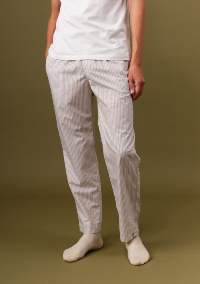 Montlimart - PYJAMA REVE RAYURES TERRACOTTA