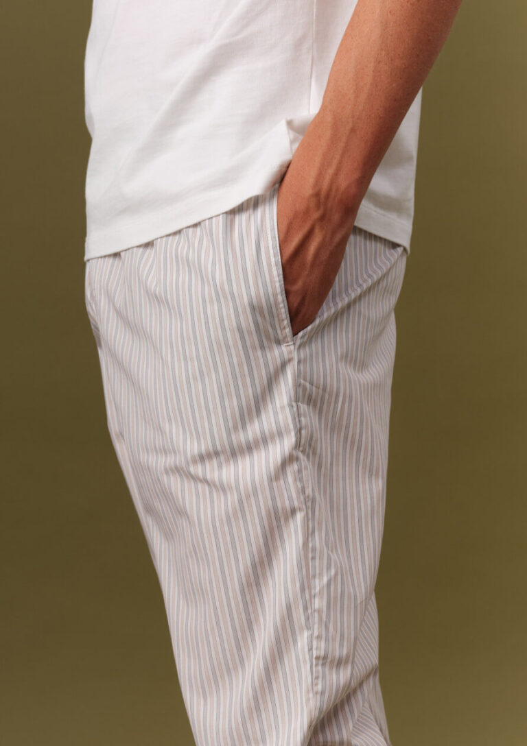 Montlimart - PYJAMA REVE RAYURES TERRACOTTA