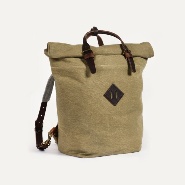 Bleu De Chauffe - Sac à dos Woody 25L - Kaki US stonewashed