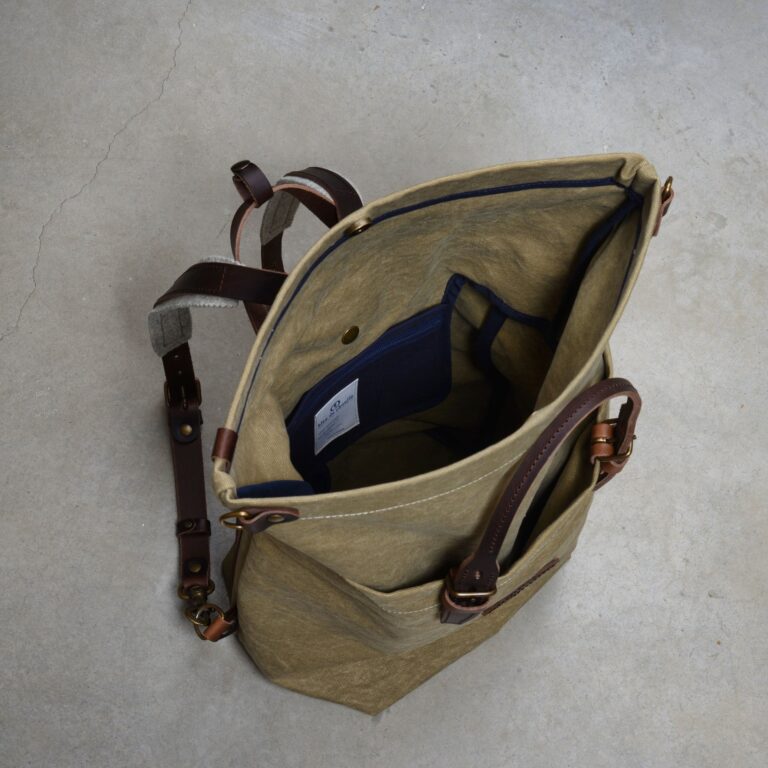 Bleu De Chauffe - Sac à dos Woody 25L - Kaki US stonewashed