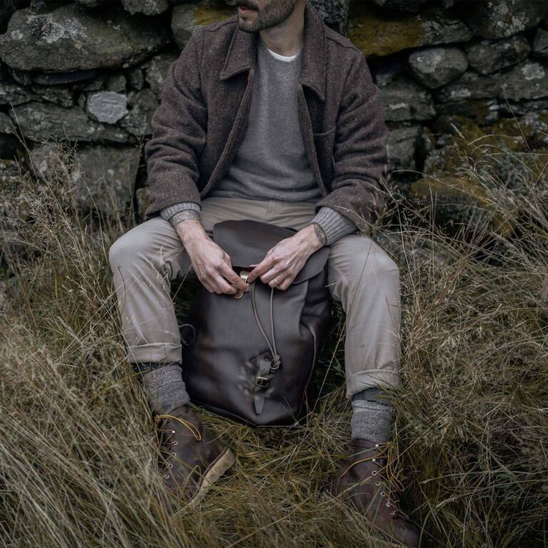 Bleu De Chauffe - Sac à dos Zibeline - Marron Brun